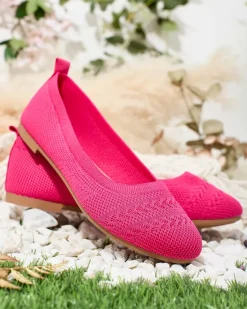 Baleriny Klasyczne^Royalfashion Damskie baleriny Salin różowy