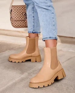 Botki Z Delikatnym Ociepleniem|Botki Na Płaskim Obcasie^Royalfashion Damskie botki Reivista