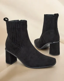 Botki Z Delikatnym Ociepleniem|Botki Na Słupku^Royalfashion Damskie botki Nomur