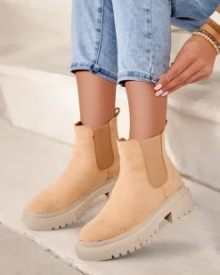 Botki Z Delikatnym Ociepleniem|Botki Na Płaskim Obcasie^Royalfashion Damskie botki Rivistas