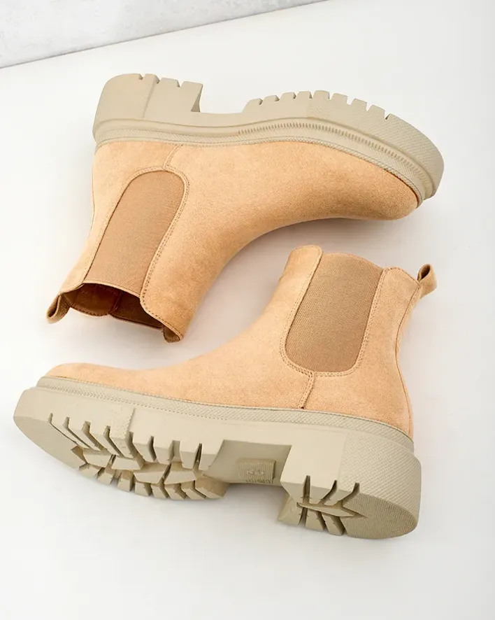 Botki Z Delikatnym Ociepleniem|Botki Na Płaskim Obcasie^Royalfashion Damskie botki Rivistas