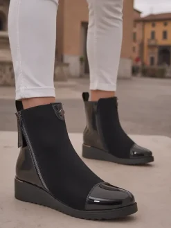 Botki Z Delikatnym Ociepleniem|Botki Na Płaskim Obcasie^Royalfashion Damskie botki workery Volio