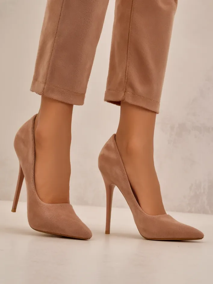 Szpilki|Klasyczne^Royalfashion Damskie czółenka na szpilce Etorali różowy