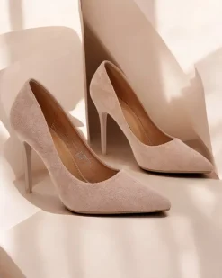 Szpilki|Klasyczne^Royalfashion Damskie czółenka na szpilce Etorali różowy