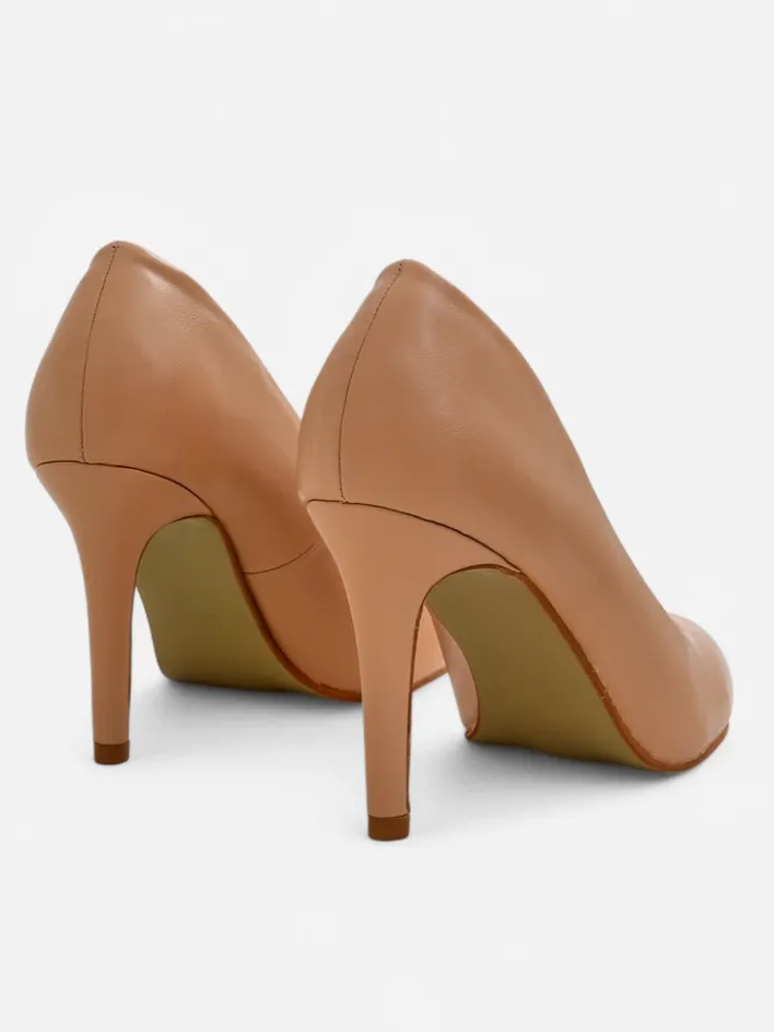 Szpilki|Klasyczne^Royalfashion Damskie czółenka na szpilce Enzze beżowy