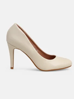 Szpilki|Klasyczne^Royalfashion Damskie czółenka na szpilce Enzze beżowy