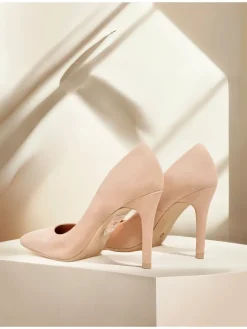 Szpilki|Klasyczne^Royalfashion Damskie czółenka na szpilce Cattese beżowy