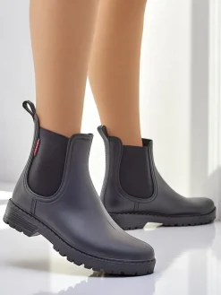 Kalosze Matowe^Royalfashion Damskie kalosze Asiila czarny