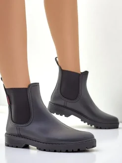 Kalosze Matowe^Royalfashion Damskie kalosze Asiila czarny