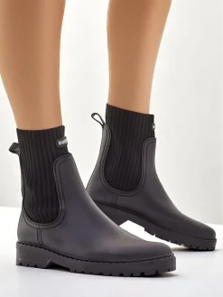 Kalosze Matowe^Royalfashion Damskie kalosze matowe Dasiine czarny