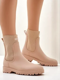 Kalosze Matowe^Royalfashion Damskie kalosze matowe Dasiine beżowy