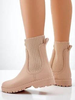 Kalosze Matowe^Royalfashion Damskie kalosze matowe Dasiine beżowy