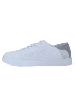 Bieganie, Ćwiczenia I Trening^Royalfashion Damskie materiałowe buty sportowe Esellaf biały