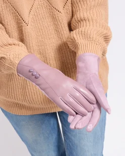 Rękawiczki^Royalfashion Damskie ocieplane rękawiczki fioletowy