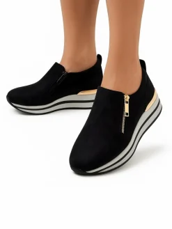 Półbuty^Royalfashion Damskie półbuty Aldoo czarny