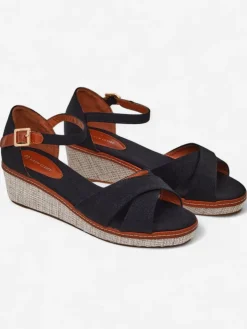 Sandały Na Koturnie^Royalfashion Damskie sandały na koturnie bez palca Terrific czarny