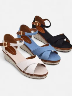 Sandały Na Koturnie^Royalfashion Damskie sandały na koturnie bez palca Terrific czarny