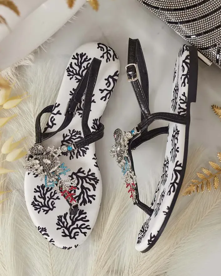 Sandały Płaskie^Royalfashion Damskie sandałki typu japonki Lollisa czarny