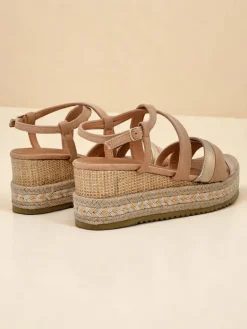 Sandały Na Koturnie^Royalfashion Damskie sandały na koturnie Eylaas