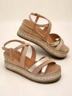 Sandały Na Koturnie^Royalfashion Damskie sandały na koturnie Eylaas