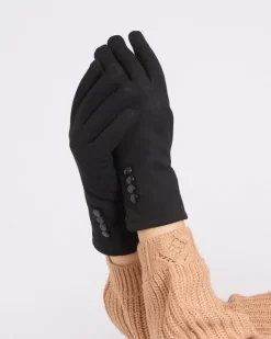 Rękawiczki^Royalfashion Damskie tkaninowe rękawiczki