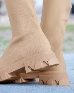 Kozaki Na Płaskim Obcasie|Kozaki Bez Ocieplenia^Royalfashion Damskie wsuwane kozaki Filo