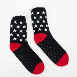 Skarpetki^Royalfashion Damskie zimowe skarpetki we wzory czarny