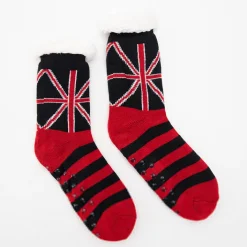 Skarpetki^Royalfashion Damskie zimowe skarpetki we wzory czarny