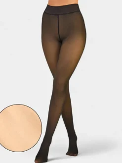 Rajstopy^Royalfashion Damskie zimowe rajstopy ocieplane