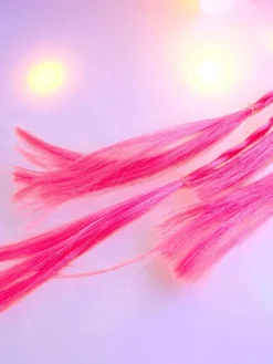 Akcesoria Do Włosów^Royalfashion Doczepiane warkoczyki na gumce Fuksjowy