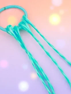 Akcesoria Do Włosów^Royalfashion Doczepiane warkoczyki na gumce mięta