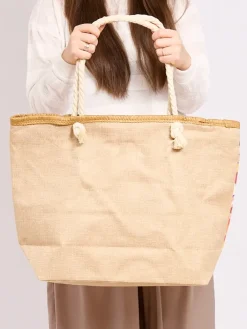 Materiałowe|Torby Plażowe^Royalfashion Duża torba materiałowa z printem Wielokolorowe