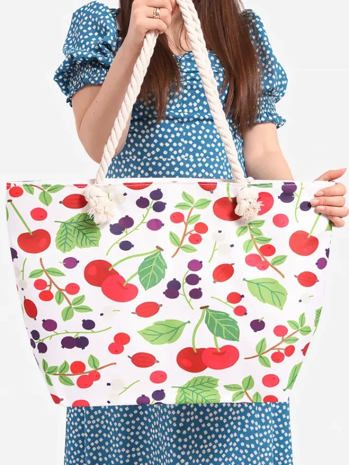 Materiałowe^Royalfashion Duża torba materiałowa