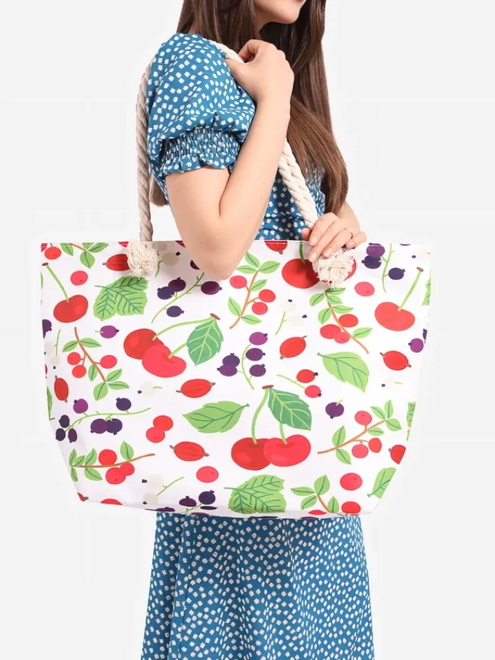 Materiałowe^Royalfashion Duża torba materiałowa