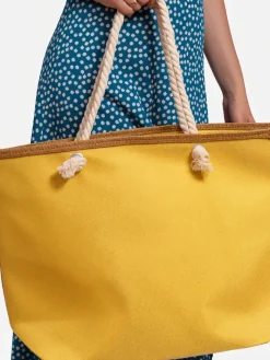 Materiałowe^Royalfashion Duża torba materiałowa żółty