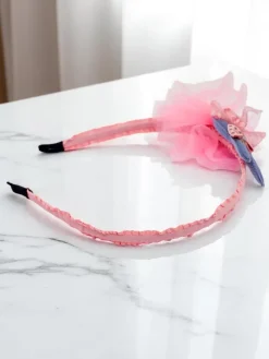 Akcesoria Do Włosów^Royalfashion Dziecięca opaska do włosów z króliczkiem Bunny Joy różowy