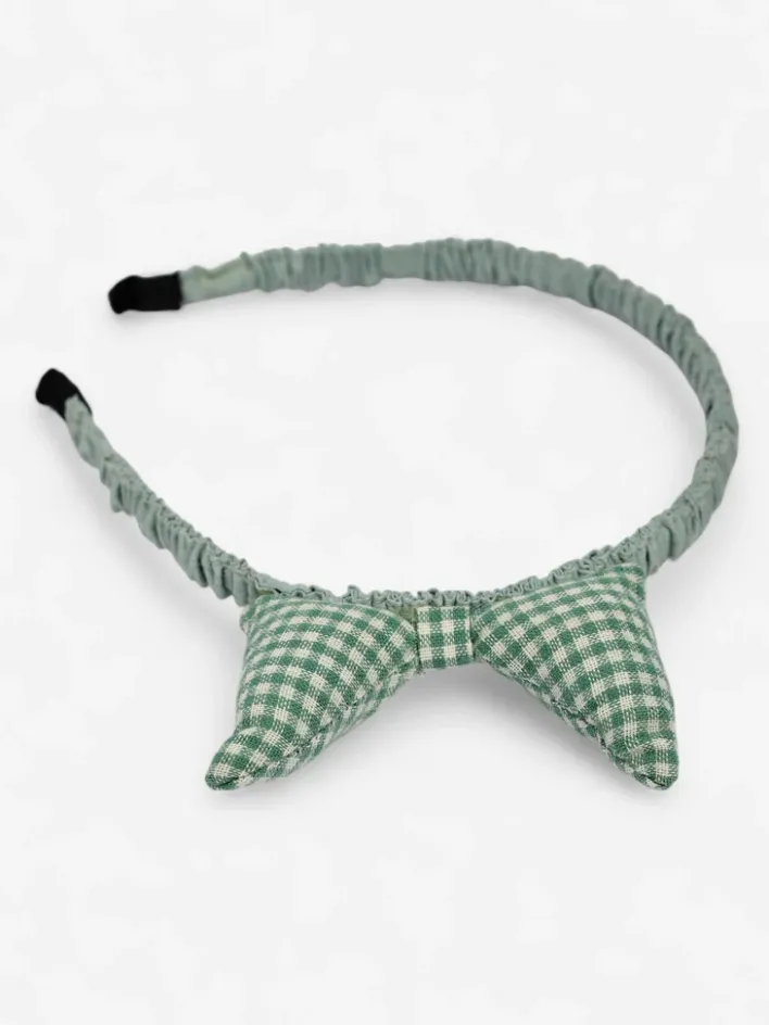 Akcesoria Do Włosów^Royalfashion Dziecięca opaska do włosów z uszkami kotka zielony