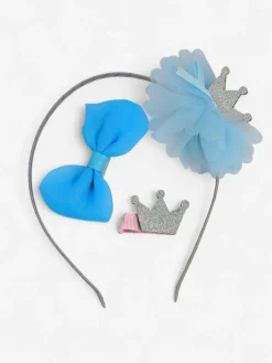 Akcesoria Do Włosów^Royalfashion Dziecięca opaska do włosów księżniczka niebieski