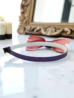 Akcesoria Do Włosów^Royalfashion Dziecięca opaska do włosów z kokardką Sweetty różowy