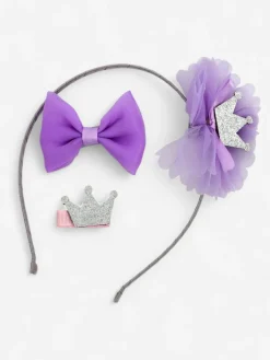 Akcesoria Do Włosów^Royalfashion Dziecięca opaska do włosów księżniczka fioletowy