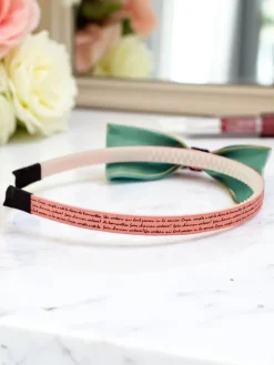 Akcesoria Do Włosów^Royalfashion Dziecięca opaska do włosów z kokardką Sweetty różowy