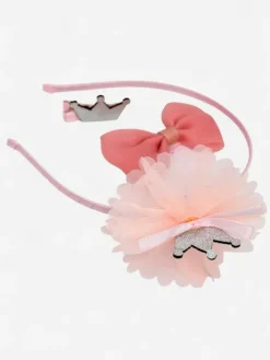 Akcesoria Do Włosów^Royalfashion Dziecięca opaska do włosów księżniczka Jasnoróżowy