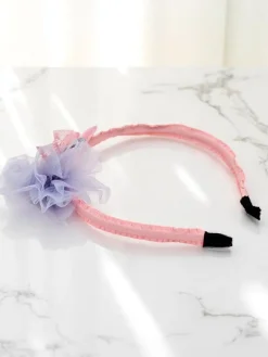 Akcesoria Do Włosów^Royalfashion Dziecięca opaska do włosów z króliczkiem Bunny Joy różowy