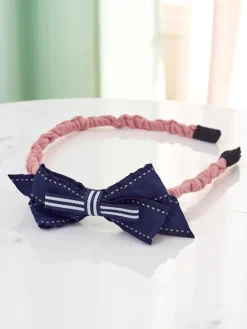 Akcesoria Do Włosów^Royalfashion Dziecięca opaska do włosów z kokardką Sweet Bow różowy