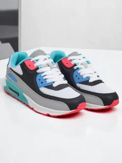 Chłopięce|Dziewczęce^Royalfashion Dziecięce buty sportowe Alorma gołębi szary