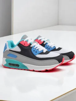 Chłopięce|Dziewczęce^Royalfashion Dziecięce buty sportowe Alorma gołębi szary