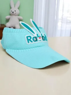 Czapki^Royalfashion Dziecięcy daszek Przeciwsłoneczny Rabbit Ears mięta