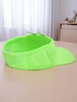 Czapki^Royalfashion Dziecięcy daszek Przeciwsłoneczny Rabbit Ears zielony