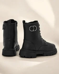 Workery|Botki Sznurowane^Royalfashion Eko skórzane damskie botki Enoll