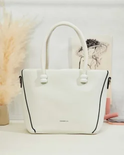 Małe Torebki^Royalfashion Elegancka damska torebka z eko skóry biały